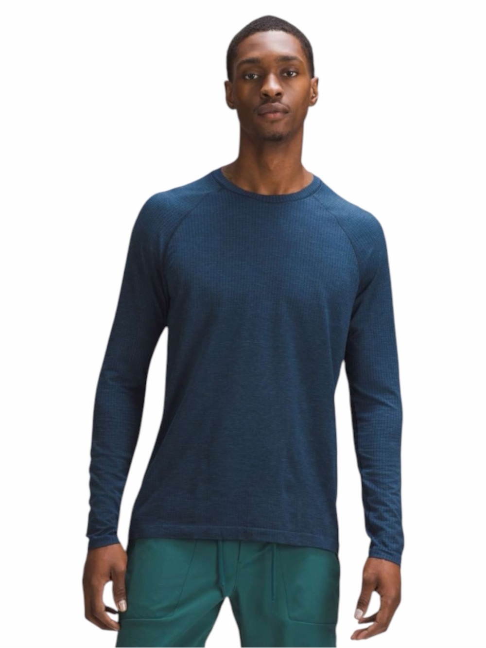 Lululemon Metal Vent Tech Long-Sleeve Shirt Mineral Blue Men's Size XL